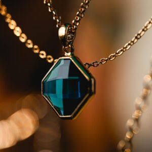 Green Diamond Necklace