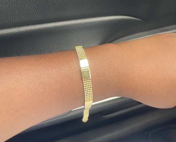 English gold bracelet