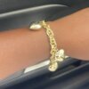 English gold bracelet