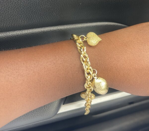 English gold bracelet